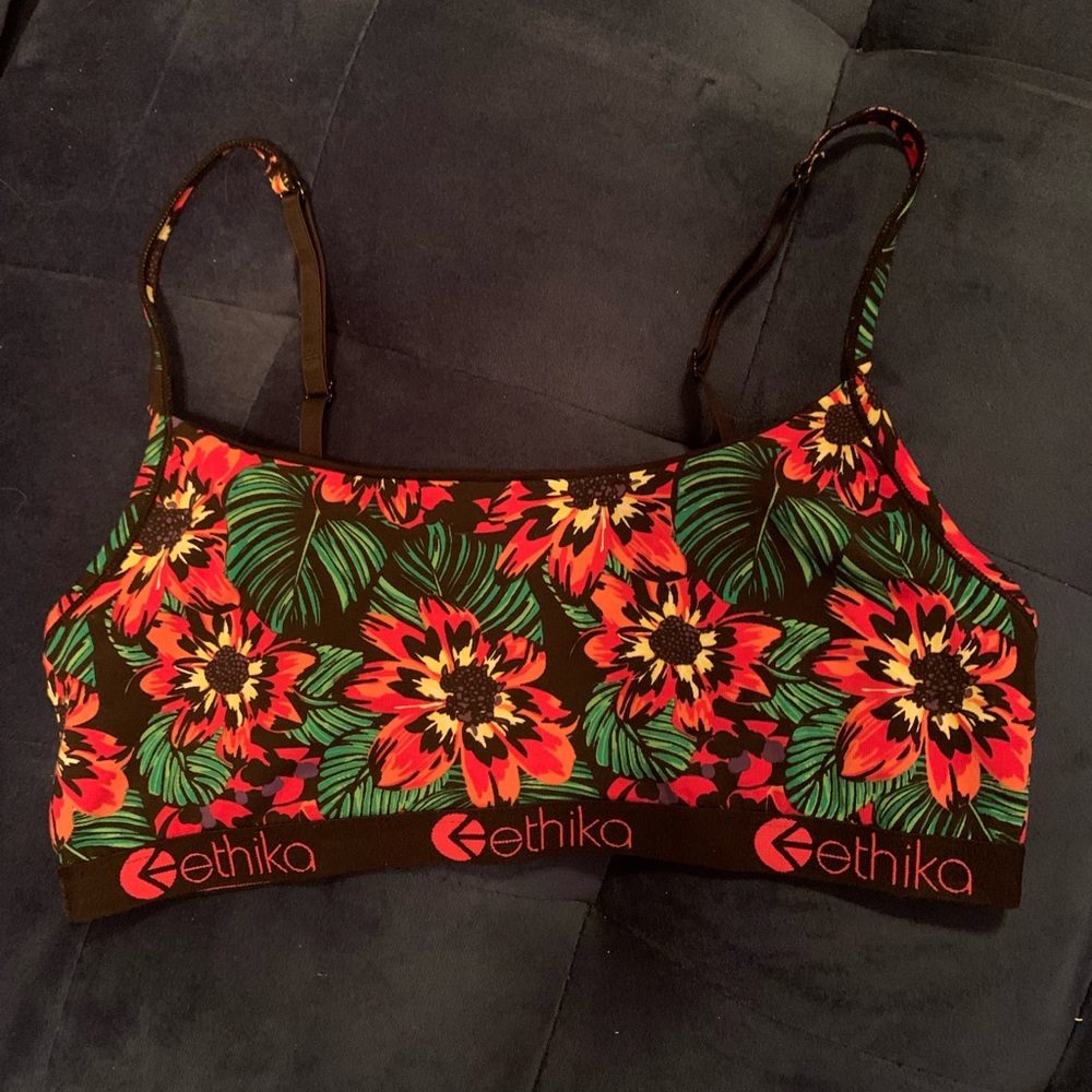 Ethika Floral Sports Bra (never worn)